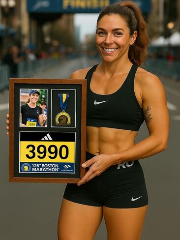MedalAwardsRack 3 في 1 عرض صندوق الظل (ميدالية، ومرايل سباق، وعرض الصور) - عرض ميدالية ماراثون، وإطار ميدالية ماراثون، وحامل مريلة للترياتلون. in Kuwait