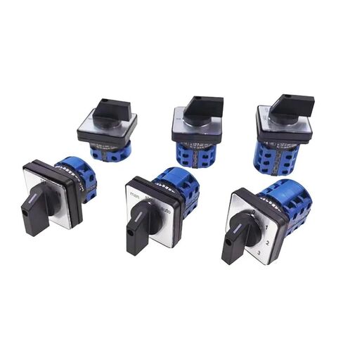Universal Rotary Cam Changeover Switch LW28-20 Electric Transfer Switch 2/3/4 Position 4/8/12 Terminals 500V 20A(Section Three 0123) in Saudi Arabia