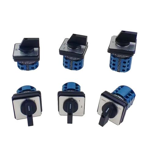Universal Rotary Cam Changeover Switch LW28-20 Electric Transfer Switch 2/3/4 Position 4/8/12 Terminals 500V 20A(Section Three 0123) in Saudi Arabia