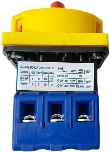 63 Amp 690V Isolator Switch 3P Main Motorized Rotary Pad Lock On-Off Power Switches YMD11-63A Replace LW30 in Saudi Arabia