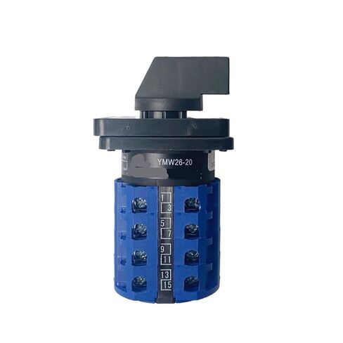 Electrical LW26-20/4 Panel Mount 20A 690V 4 Poles 4 Position Control Motor Circuit Universal Changeover Rotary Cam Switch in Kuwait