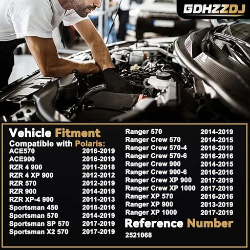 2 قطعة حاقن الوقود 2521068 متوافق مع Polaris 2016-2019 ACE570 2014-2019 RZR 900 Ranger 570 Sportsman 570 2017-2019 Ranger Crew XP 900 2011-2018 RZR 4 900 2016-2019 Ranger Crew 570-4 in Kuwait