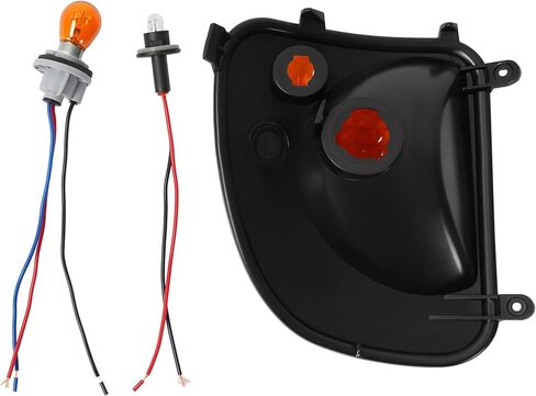 HECASA Front Left Corner Light w/Bulb Compatible with Mack CV713 Truck Side Marker Turn Signal Lamp Amber Lens - Driver Side in Saudi Arabia