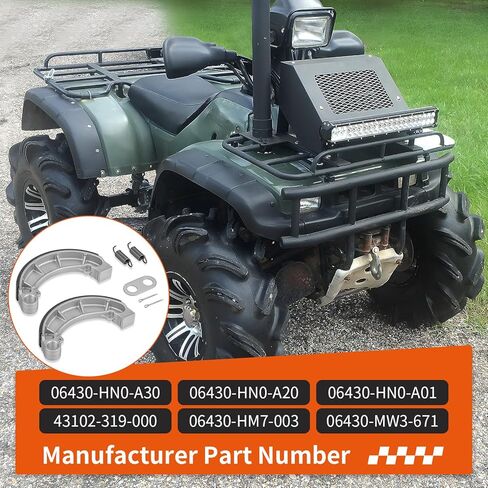 Rear Brake Shoes Kit for Honda Foreman 350 400 420 450 500 520 TRX350 TRX400 TRX450 TRX500 TRX520 06430-HN0-A30 in Kuwait