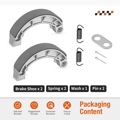 Rear Brake Shoes Kit for Honda Foreman 350 400 420 450 500 520 TRX350 TRX400 TRX450 TRX500 TRX520 06430-HN0-A30 in Kuwait
