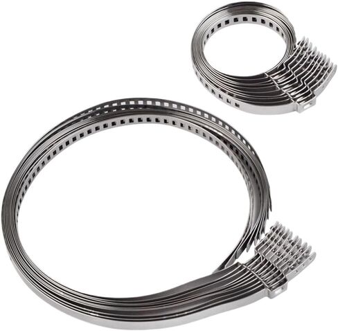 10 20 قطعة من الفولاذ المقاوم للصدأ محرك رمح CV التمهيد المشبك عدة عالمية قابلة للتعديل المحور السيرة الذاتية المشتركة التمهيد تجعيد المشبك متوافق مع سيارة ATV دراجة نارية (10 صغيرة 10 كبيرة) in Kuwait