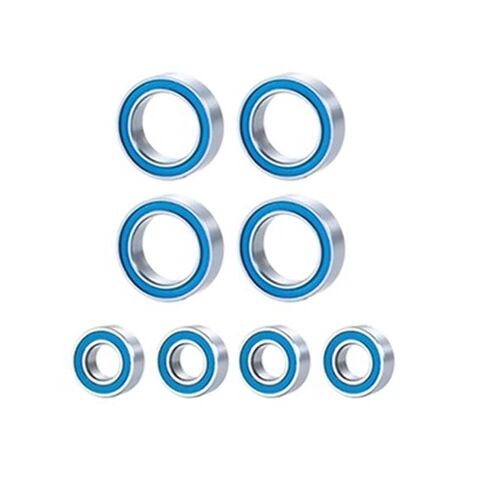 Compatible with Traxxas for E-Revo for Slash for Rally for Summit 1/16 RC Car Parts Accessories 8PCS Rubber Sealed Ball Bearing Kit RC Upgrade Spare in Saudi Arabia