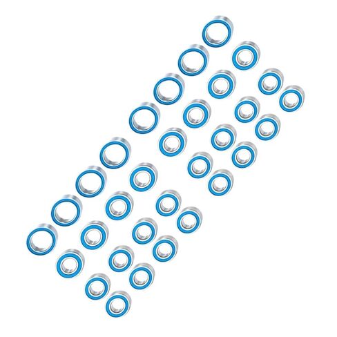 Compatible with Tamiya for TT02 TT-02D 1/10 RC Car Upgrades Parts Accessories 32PCS R32 Rubber Sealed Ball Bearing Kit RC Accessory in Saudi Arabia