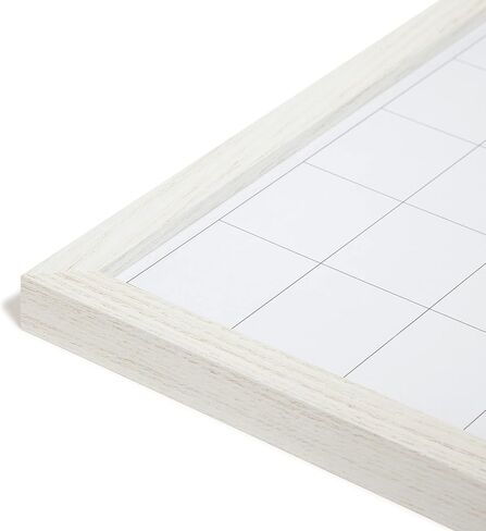 U Brands Rustic Weekly Dry Erase Planner Board, 14 x 14 Inches, Office Supplies, White Wood Frame in Saudi Arabia