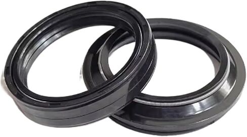43x54x11 Front Shock Fork Damper Shaft Oil Seal Retainers Dust Cover For DL1000 DL VSTROM V STROM V-STROM 1000 2002-2010(8pc Seal 8pc Cover) in Saudi Arabia