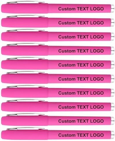 Custom Pens Personalized Engraved GEL Ink Pens for Gifts, Events 100/200/500 Bulk Optional (Gold) in Kuwait