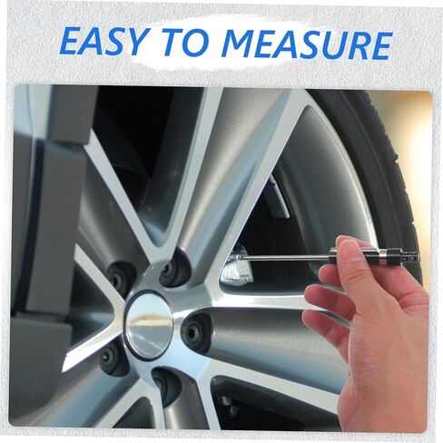 Brake Pad Thickness Gauge Tool Accurate Measurement for Automotive Brake Pads Easy to Use Non-disassembly Design Construction for Versatile Use in Saudi Arabia