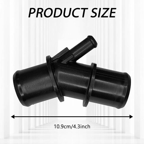 1PCS Upper Radiator Hose Connector Coolant Pipe Adapter, Hose Connector Pipe Adapter Compatible with Toyota RAV4 2009 2010 2011 2012, Replaces 16571-0V020 165710V020 16057-36011 1605736011 in Saudi Arabia