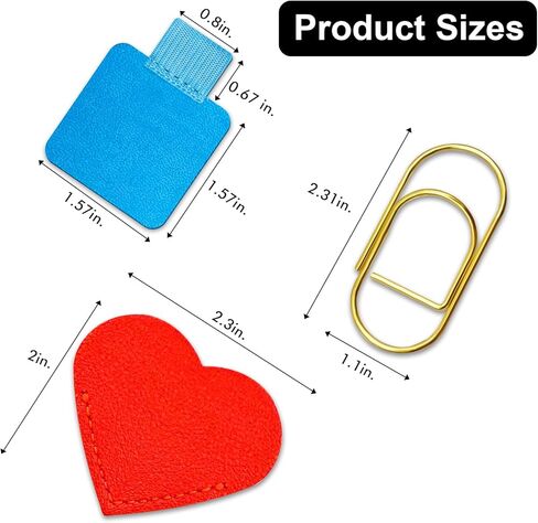Pen Loop Holder for Notebook 12 Colors Self-Adhesive Stick On Pen Holder with Extra 2 Pens Clips 1 Leather Bookmarks As COMBO for Planner Journal Tablet Clipboards Calendars Bible Campus School Office in Saudi Arabia