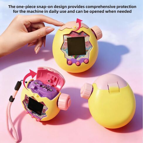 غطاء سيليكون لـ Tamagotchi Paradise، حافظة لـ Tamagotchi Paradise، حافظة رفيعة واقية من السيليكون مع غطاء واقي شاشة الحبل لهدايا Tamagotchi ParadiseChristmas للأولاد والبنات in Kuwait
