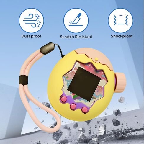 غطاء سيليكون لـ Tamagotchi Paradise، حافظة لـ Tamagotchi Paradise، حافظة رفيعة واقية من السيليكون مع غطاء واقي شاشة الحبل لهدايا Tamagotchi ParadiseChristmas للأولاد والبنات in Kuwait