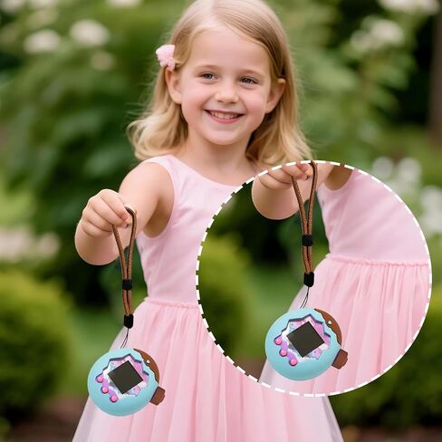 غطاء سيليكون لـ Tamagotchi Paradise، حافظة لـ Tamagotchi Paradise، حافظة رفيعة واقية من السيليكون مع غطاء واقي شاشة الحبل لهدايا Tamagotchi ParadiseChristmas للأولاد والبنات in Kuwait