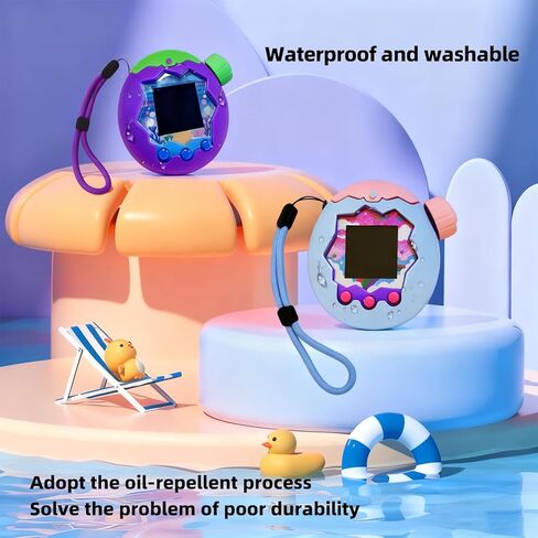 غطاء سيليكون لـ Tamagotchi Paradise، حافظة لـ Tamagotchi Paradise، حافظة رفيعة واقية من السيليكون مع غطاء واقي شاشة الحبل لهدايا Tamagotchi ParadiseChristmas للأولاد والبنات in Kuwait