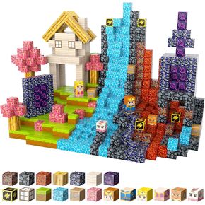 مكعبات مغناطيسية، مجموعة ألعاب مغناطيس الأمير والأميرة مكونة من 84 قطعة مقاس 0.8 بوصة، مكعبات بناء مكدسة مغناطيس للأطفال، ألعاب إبداعية حسية STEM للأطفال الصغار من الأولاد والبنات in Kuwait