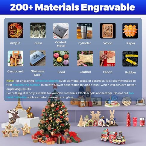 نقش ليزر SCULPFUN iCube Pro، قاطع ليزر سطح المكتب بقدرة 5000 ميجاوات مع نظام ترشيح الدخان، فئة الليزر 4، منطقة نقش 125 × 125 مم، لا يتطلب تجميع، دقة نحت 0.01 مم in Kuwait