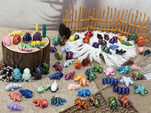 Christmas advent calendar,24PCS Mini 3D Printed Animal Figurines, Flexible Articulated Fidget Toys, Xmas Articulated Flexible Fidget Gifts for Kids Boys Girls Christmas Party Favors in Saudi Arabia