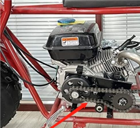 كولمان CT200U سلسلة دراجة صغيرة 420 سلسلة 90 رابط سلسلة محرك خلفي لكولمان CT200U-EX BT200X Aixs M200 in Saudi Arabia