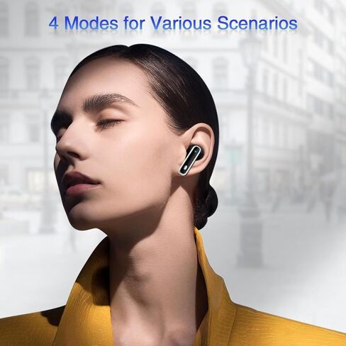 Ai Language Translation Earbuds, in-Ear 3-in-1 Translation Headphones, Real Time 2-Way Earbuds, Sound Quality Long Battery Life, Great for Travel Business (Black, Clip) in Kuwait