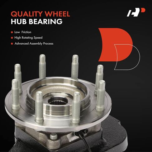 A-Premium Front Right Steering Knuckle & Wheel Bearing Hub Assembly Compatible with Chevrolet Silverado 1500 Classic 2500 3500 HD, Suburban, Avalanche & GMC Sierra 1500 HD Classic, Yukon XL 2500 in Saudi Arabia