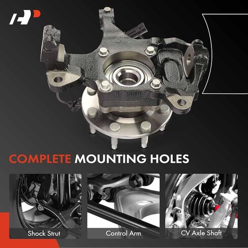 A-Premium Front Right Steering Knuckle & Wheel Bearing Hub Assembly Compatible with Chevrolet Silverado 1500 Classic 2500 3500 HD, Suburban, Avalanche & GMC Sierra 1500 HD Classic, Yukon XL 2500 in Saudi Arabia