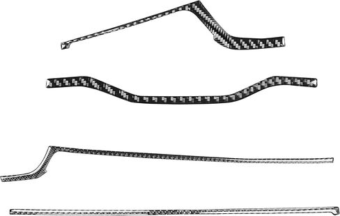 Carbon Fiber Dashboard Trim Sticker for Audi 17-19 A4L/B9 in Saudi Arabia