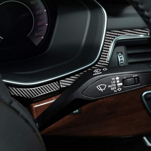 Carbon Fiber Dashboard Trim Sticker for Audi 17-19 A4L/B9 in Saudi Arabia