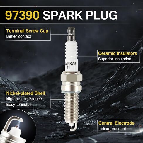 UF569 Ignition Coil Pack & 41109 Iridium Spark Plugs fit for GMC Acadia Canyon Terrain/Chevy Camaro Traverse Equinox/Buick Enclave/Cadillac CTS ATS SRX/Saturn Aura Outlook Coil Pack Sets of 6 in Kuwait