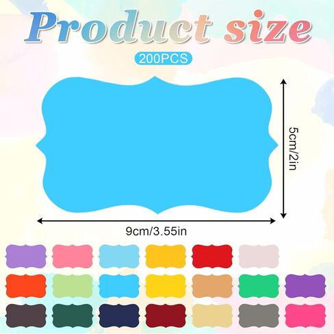 200 قطعة من بطاقات الفهرسة الملونة، بطاقات فهرسة فارغة، مذكرة رسائل ورقية فارغة صغيرة مقاس 3.5 × 2 بوصة، بطاقات ملاحظات ملونة لبطاقات العمل، كلمة الدراسة، سجلات الرسائل (20 لونًا) in Kuwait