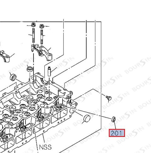 مضخة حقن كم طوقا OEM لـ Isuzu NPR NQR NRR NPRHD GMC/CHEVY W3500 W4500 W5500 4HK1 5.2L مجموعة من 4 in Kuwait