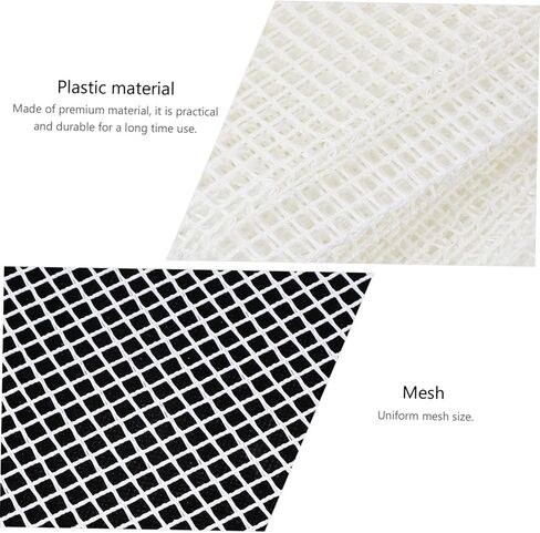 Uonlytech DIY Rug Hooking Mesh Sheet Canvas for Crafting Rugs Coasters and Pillows Easy to Cut for DIY Projects for Latch Hook Crafts in Saudi Arabia