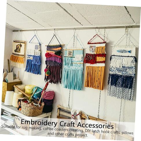 Uonlytech DIY Rug Hooking Mesh Sheet Canvas for Crafting Rugs Coasters and Pillows Easy to Cut for DIY Projects for Latch Hook Crafts in Saudi Arabia
