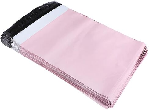 50Pcs Thickened Pink Mailer Bags Eco-friendly Delivery Bags for Shipping and Packaging Mil Multipurpose Courier and Wrapper Bags in Saudi Arabia