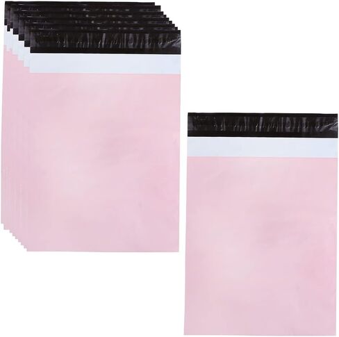 50Pcs Thickened Pink Mailer Bags Eco-friendly Delivery Bags for Shipping and Packaging Mil Multipurpose Courier and Wrapper Bags in Saudi Arabia