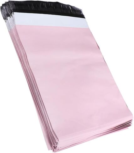 50Pcs Thickened Pink Mailer Bags Eco-friendly Delivery Bags for Shipping and Packaging Mil Multipurpose Courier and Wrapper Bags in Saudi Arabia