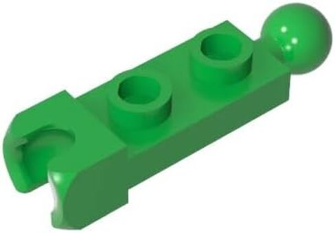لوحة BrickBuddy Gobricks GDS-904 الخاصة 1 × 2 مع كوب نهاية 5.9 مم وكرة القطر 50 قطعة متوافقة مع لعبة Lego 14419 أجزاء DIY ومكونات MOC للعلامات التجارية الكبرى للطوب اللون: أسود 26 in Saudi Arabia