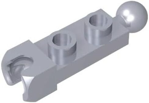 لوحة BrickBuddy Gobricks GDS-904 الخاصة 1 × 2 مع كوب نهاية 5.9 مم وكرة القطر 50 قطعة متوافقة مع لعبة Lego 14419 أجزاء DIY ومكونات MOC للعلامات التجارية الكبرى للطوب اللون: أسود 26 in Saudi Arabia