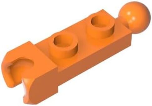 لوحة BrickBuddy Gobricks GDS-904 الخاصة 1 × 2 مع كوب نهاية 5.9 مم وكرة القطر 50 قطعة متوافقة مع لعبة Lego 14419 أجزاء DIY ومكونات MOC للعلامات التجارية الكبرى للطوب اللون: أسود 26 in Saudi Arabia