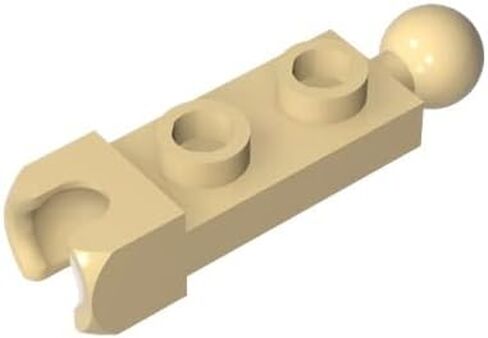 لوحة BrickBuddy Gobricks GDS-904 الخاصة 1 × 2 مع كوب نهاية 5.9 مم وكرة القطر 50 قطعة متوافقة مع لعبة Lego 14419 أجزاء DIY ومكونات MOC للعلامات التجارية الكبرى للطوب اللون: أسود 26 in Saudi Arabia