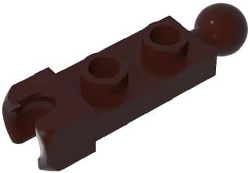 لوحة BrickBuddy Gobricks GDS-904 الخاصة 1 × 2 مع كوب نهاية 5.9 مم وكرة القطر 50 قطعة متوافقة مع لعبة Lego 14419 أجزاء DIY ومكونات MOC للعلامات التجارية الكبرى للطوب اللون: أسود 26 in Saudi Arabia