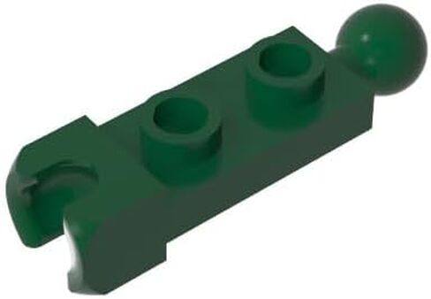 لوحة BrickBuddy Gobricks GDS-904 الخاصة 1 × 2 مع كوب نهاية 5.9 مم وكرة القطر 50 قطعة متوافقة مع لعبة Lego 14419 أجزاء DIY ومكونات MOC للعلامات التجارية الكبرى للطوب اللون: أسود 26 in Saudi Arabia