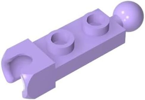لوحة BrickBuddy Gobricks GDS-904 الخاصة 1 × 2 مع كوب نهاية 5.9 مم وكرة القطر 50 قطعة متوافقة مع لعبة Lego 14419 أجزاء DIY ومكونات MOC للعلامات التجارية الكبرى للطوب اللون: أسود 26 in Saudi Arabia