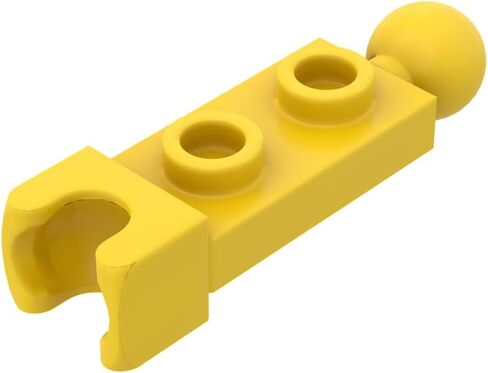 لوحة BrickBuddy Gobricks GDS-904 الخاصة 1 × 2 مع كوب نهاية 5.9 مم وكرة القطر 50 قطعة متوافقة مع لعبة Lego 14419 أجزاء DIY ومكونات MOC للعلامات التجارية الكبرى للطوب اللون: أسود 26 in Saudi Arabia