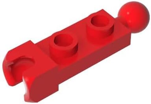 لوحة BrickBuddy Gobricks GDS-904 الخاصة 1 × 2 مع كوب نهاية 5.9 مم وكرة القطر 50 قطعة متوافقة مع لعبة Lego 14419 أجزاء DIY ومكونات MOC للعلامات التجارية الكبرى للطوب اللون: أسود 26 in Saudi Arabia
