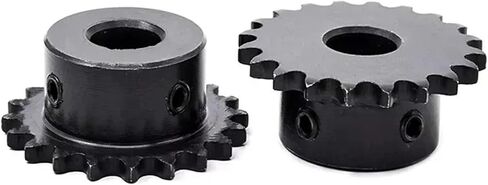 04C Sprocket 25T-40T Teeth Bore 6-18mm ​Pitch 6.35mm 45# Steel 1Pcs(12mm,30 Teeth) in Saudi Arabia
