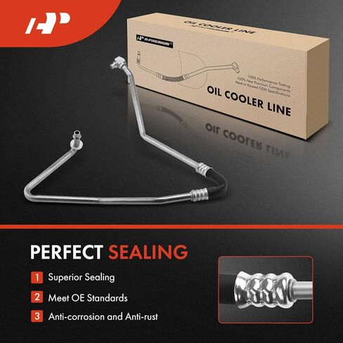A-Premium Outlet Lower Auxiliary Engine Oil Cooler Line Hose Assembly Compatible with Chevrolet Express 2500 3500 1996-2002 G30 GMC G3500 1996 Savana 2500 3500 V8 6.5L in Saudi Arabia